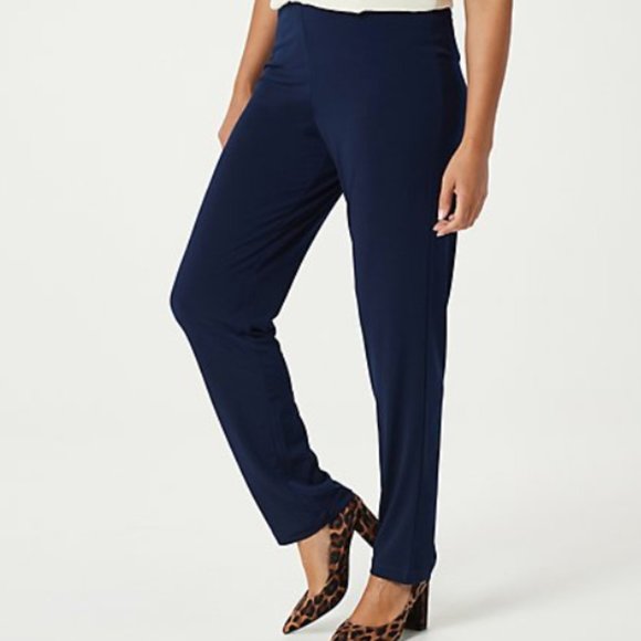 Susan Graver Pants - NWOT Susan Graver navy trousers